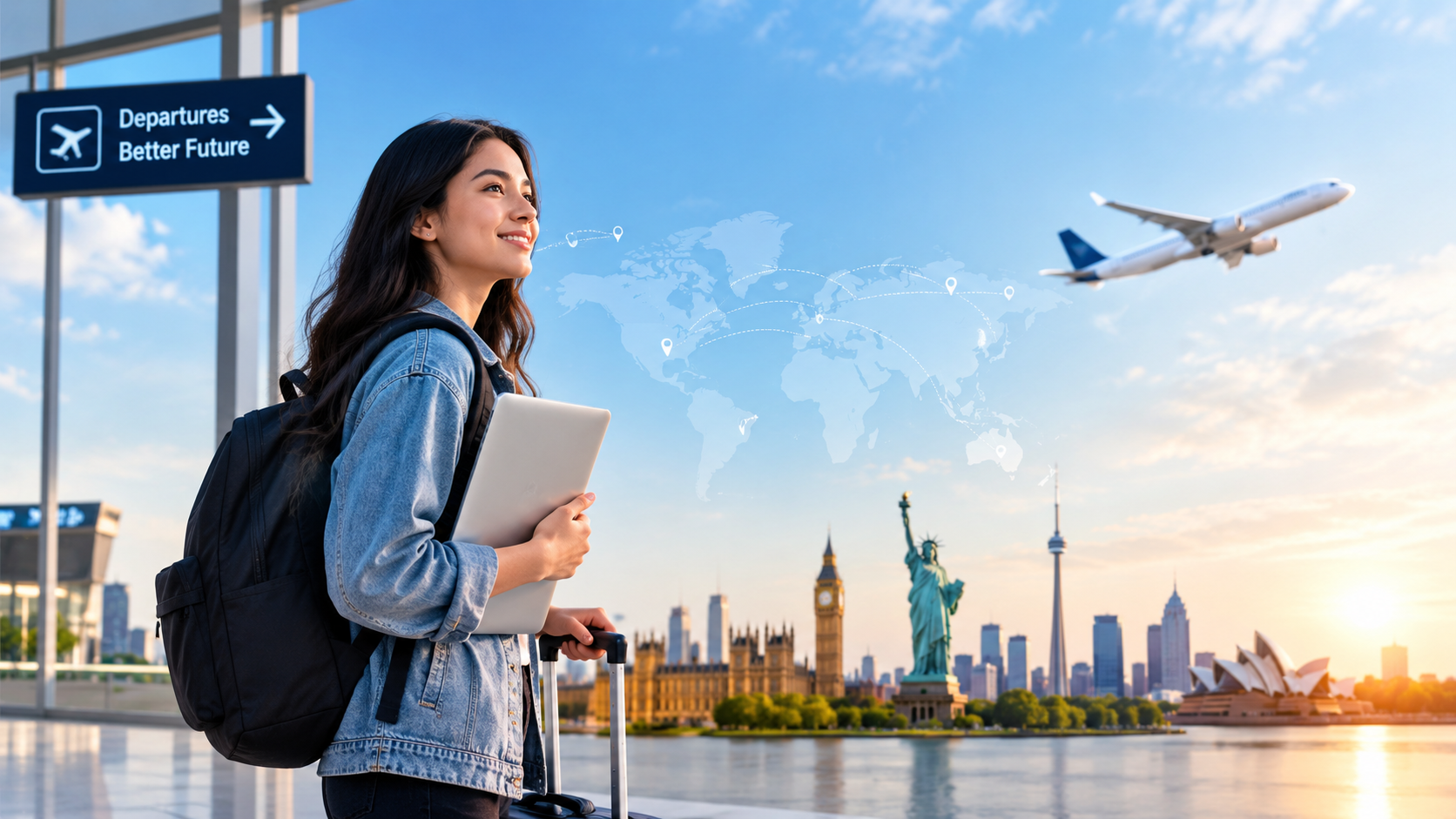 Students preparing to study abroad